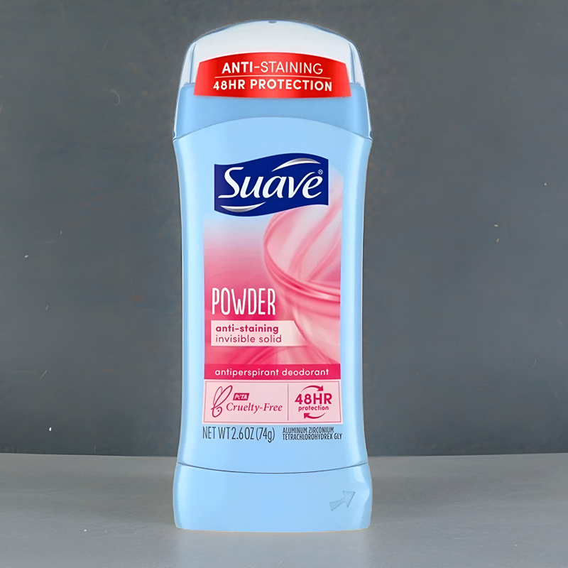 现货 美国正品Suave 丝华芙止汗膏香体膏花香味无铝香体膏
