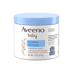 现货 润肤膏312克 美国进口艾维诺Aveeno婴儿宝宝晚面面霜修复保湿
