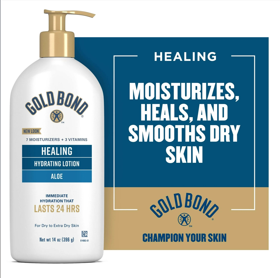 保税仓发 美国Gold Bond高博水润修护身体乳秋冬润肤乳396克