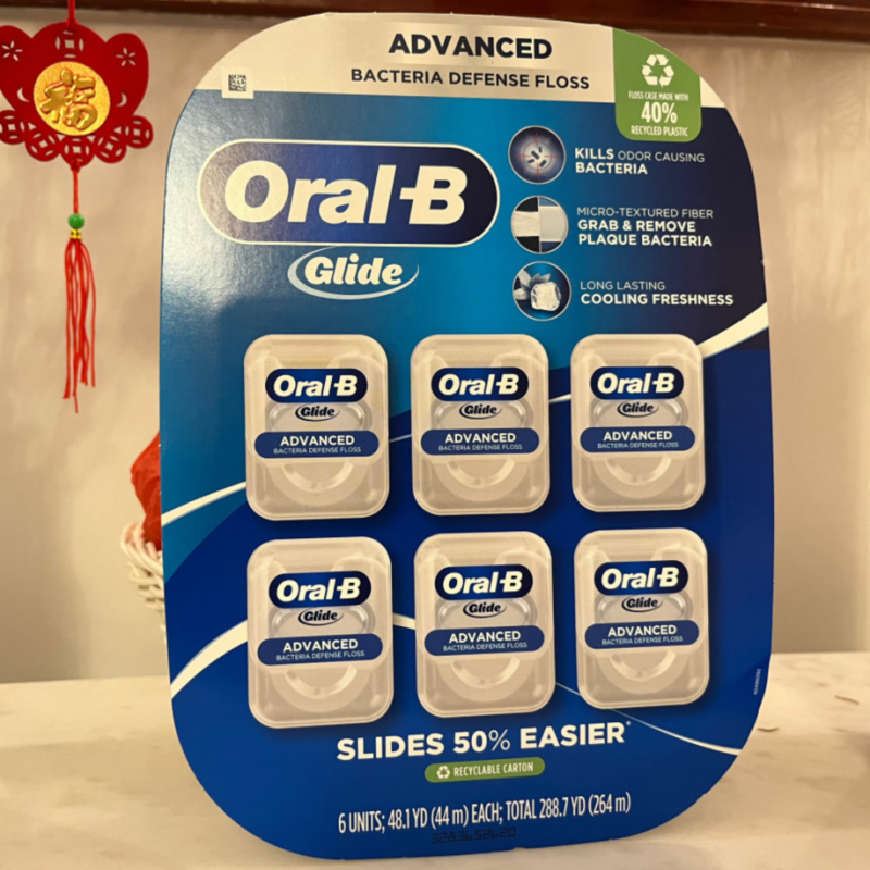 欧乐BGlide扁牙线advanced6盒装