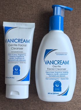 捡漏现货 Vanicream薇霓肌本氨基酸无皂基泡沫洁洗面奶237ml