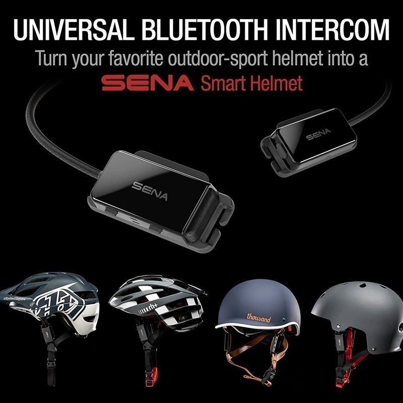 塞纳 Sena pi 通用骑行蓝牙耳机对讲机通讯系统 适合半运动头盔