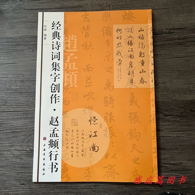 经典诗词集字创作赵孟頫行书古诗