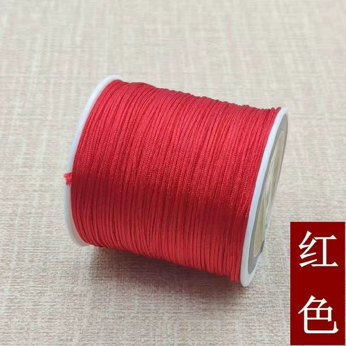 Китайская вязальная нить, нефритовая нить, веревка, высококачественная нейлоновая веревка диаметром 0,8 мм.