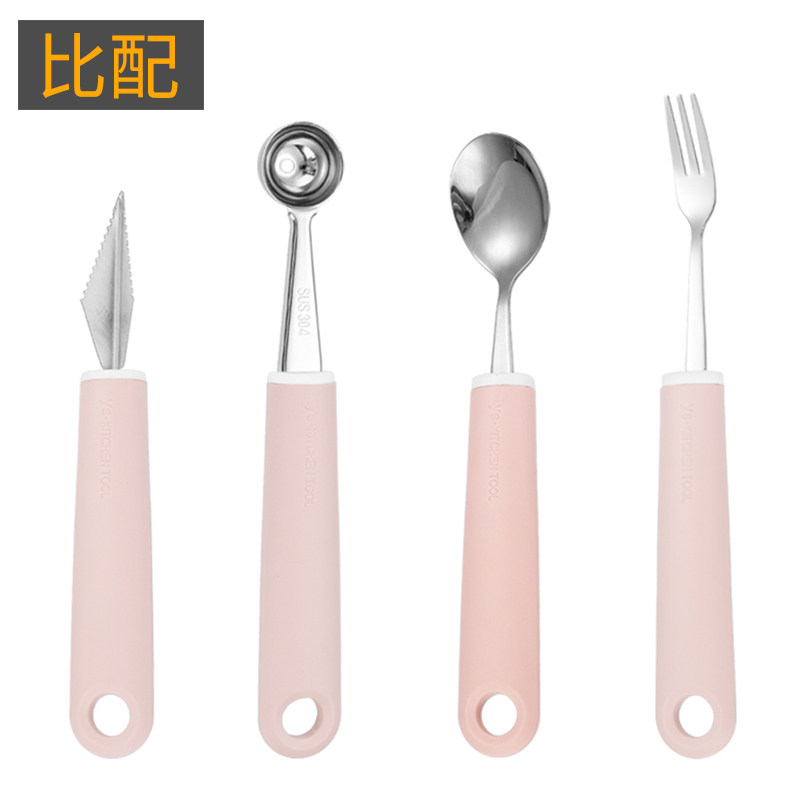 304不锈钢西瓜挖球器水果雕花刀