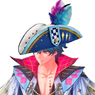 COS万圣节扮演COS复古鸣潮cos黎那汐塔布兰特帽子船长帽定制