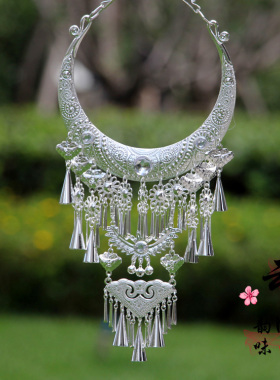 混合材质女百搭苗银项圈项链