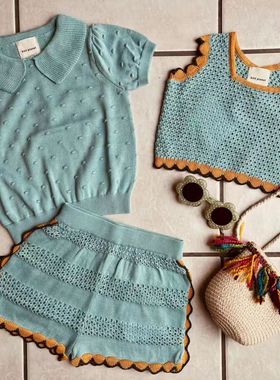 Alice World | 22SS春夏KNIT PLANET儿童T恤上衣长裤套装