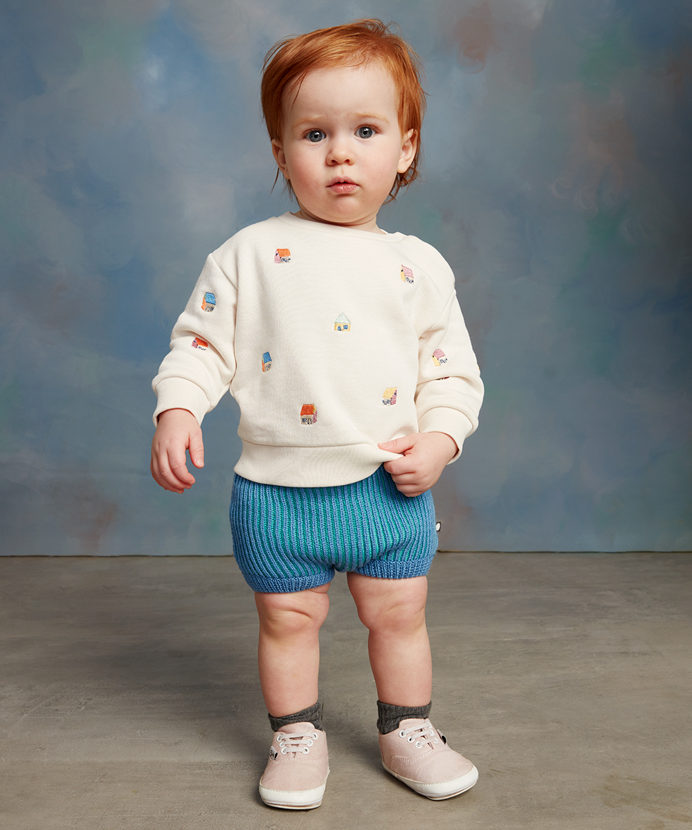 Alice's World 21秋冬 OEUF儿童卫衣连体衣短裤