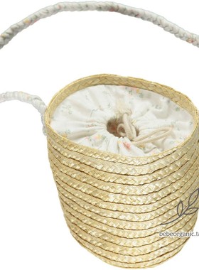 SS20 bebe organic 儿童草编包 Colette bag