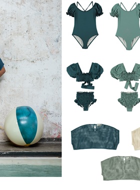 Alice World | 22SS春夏BELLE CHIARA儿童泳衣连体分体罩衫