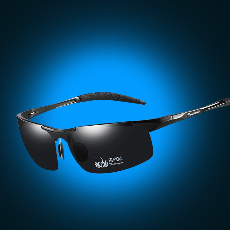 丹尼冠新款墨镜男士偏光太阳镜驾驶日夜两用开车司机专用变色眼镜