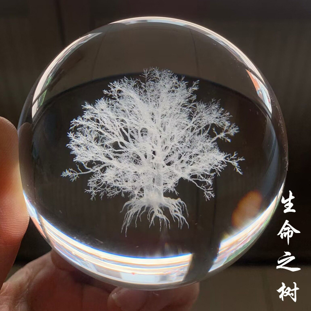 Flower of tree生命之树（花）水晶球大发光底座卧室小夜灯正能