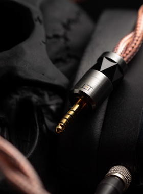 新加坡ELE Inferno/地狱之火21awg四芯单晶铜大耳机头戴升级线