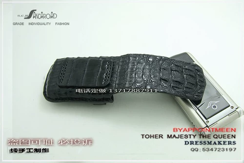 Раскладной совместимый мобильный телефон ручной работы, защитный чехол, крокодил