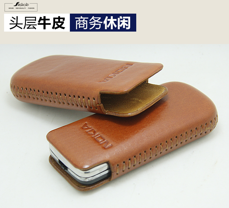 真皮手工手机保护壳手拿经典原创