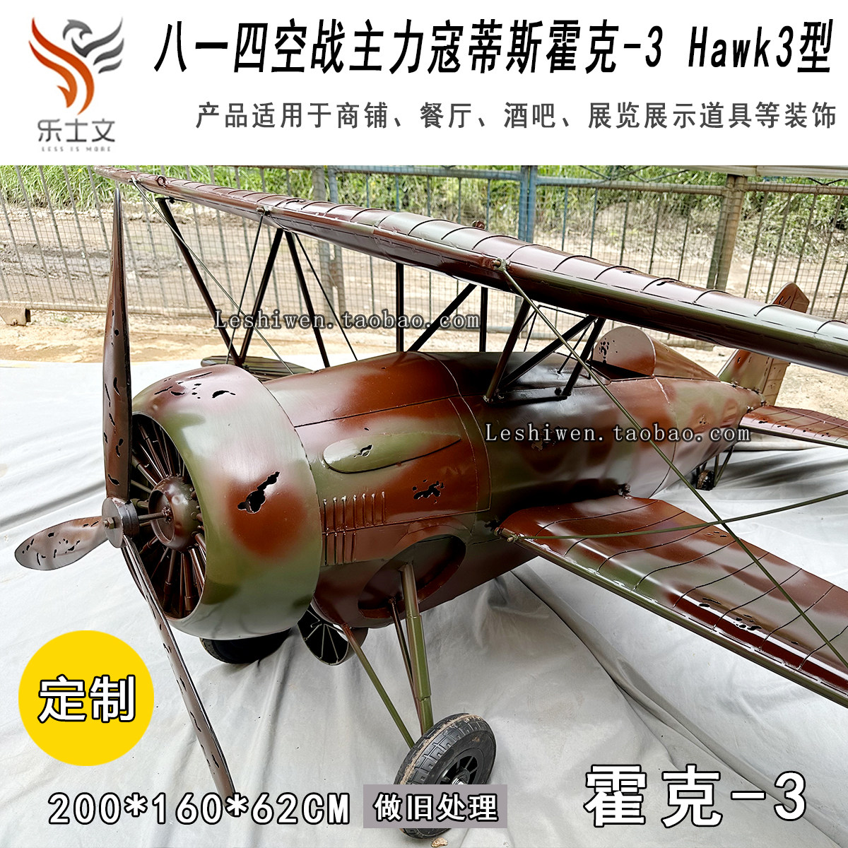 抗日战争时期八一四空战中国空军主力霍克-3型鹰Ⅲhawk-3战斗机