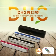 Harmonica DHS 24 lỗ đa âm C trẻ em người lớn mới bắt đầu tự học Harmonica chuyên nghiệp chơi nhạc cụ - Nhạc cụ phương Tây