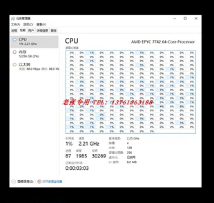 7702 7742 7T83 7H12 7763宵龙EPYC 版 64核128线7R32正式 7B12 CPU