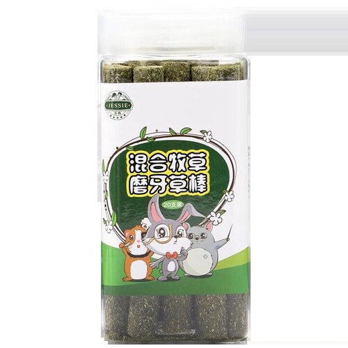 洁西（JESSIE）兔子磨牙草棒20支