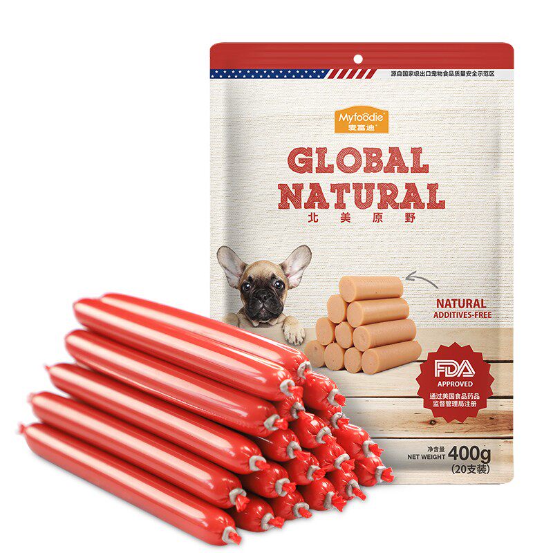 麦富迪 宠物狗狗零食 火腿肠成犬幼犬训练奖励鸡肉味400g怎么样,好用不?