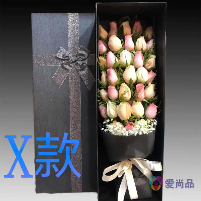 生日周年粉玫瑰四川西昌花店送花木里县盐源县德昌县同城鲜花快递 - 实物图