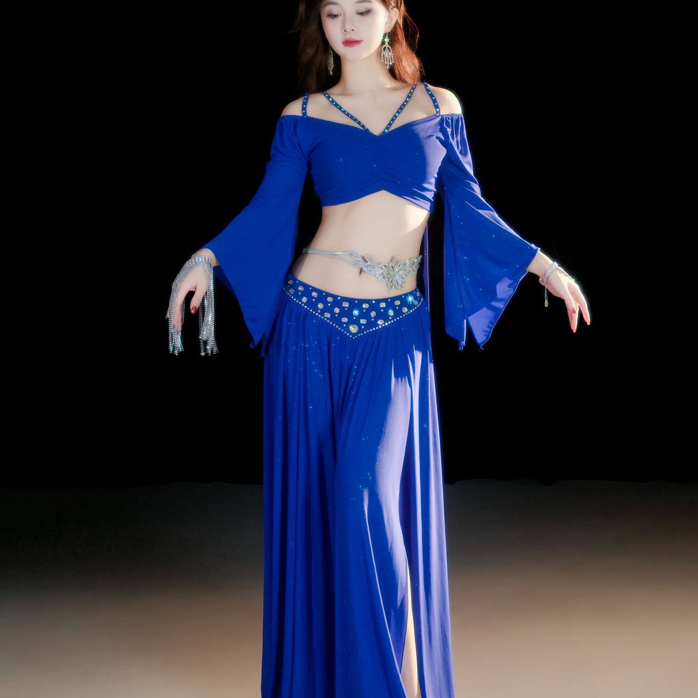 舞娘原创肚皮舞服装2025秋冬新款