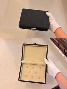 日单便携式极简珠宝戒指宽戒托收纳盒戒指盒