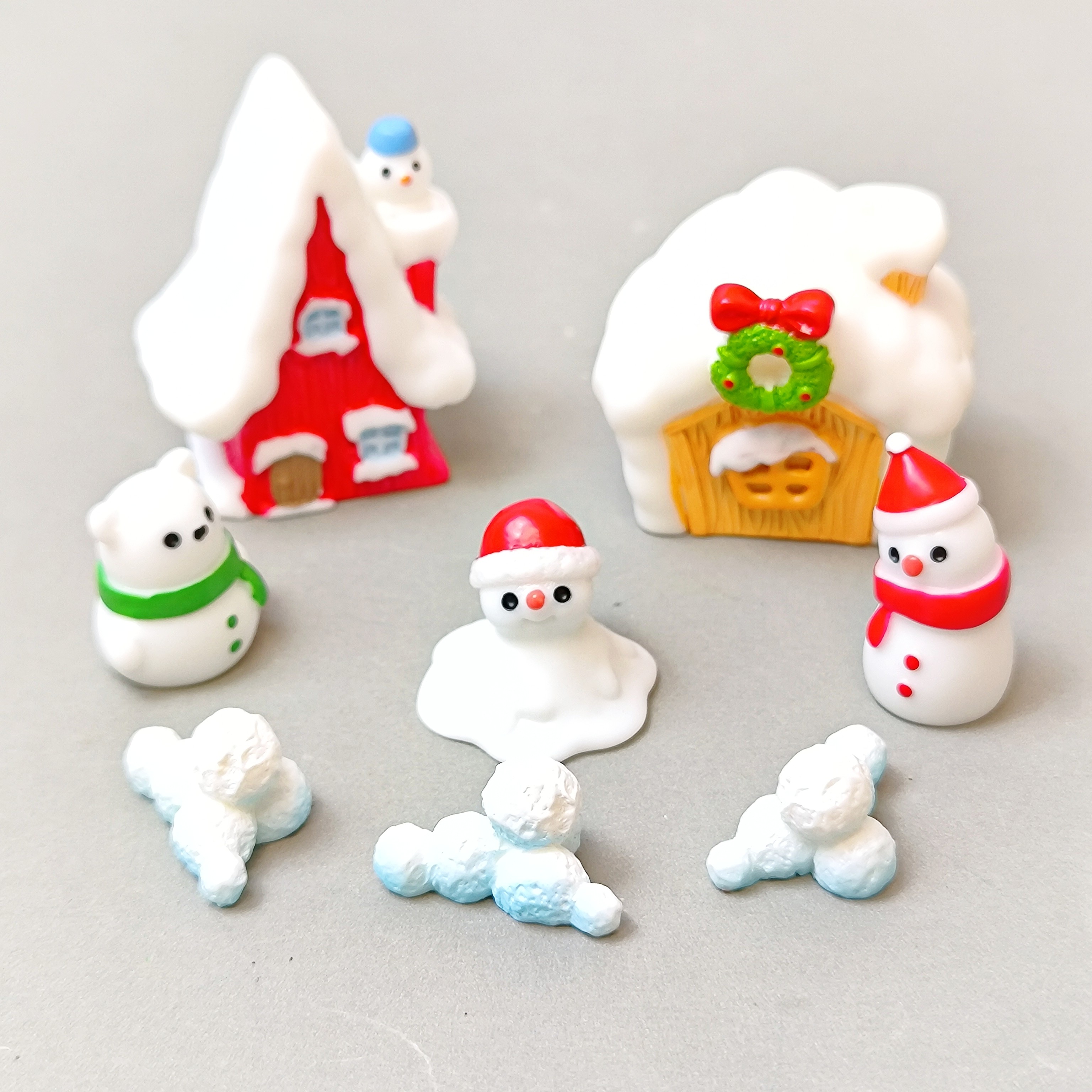 微景观圣诞节仿真可爱雪人雪屋树脂diy雪景装饰配件 桌面车载摆件,玩具/童车/益智/积木/模型,奶油胶/树脂DIY配件,淘宝优惠券,粉丝福利购,淘宝优惠卷