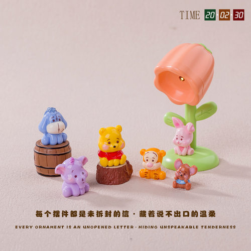 微景仿真树脂卡通动物桌面小摆件