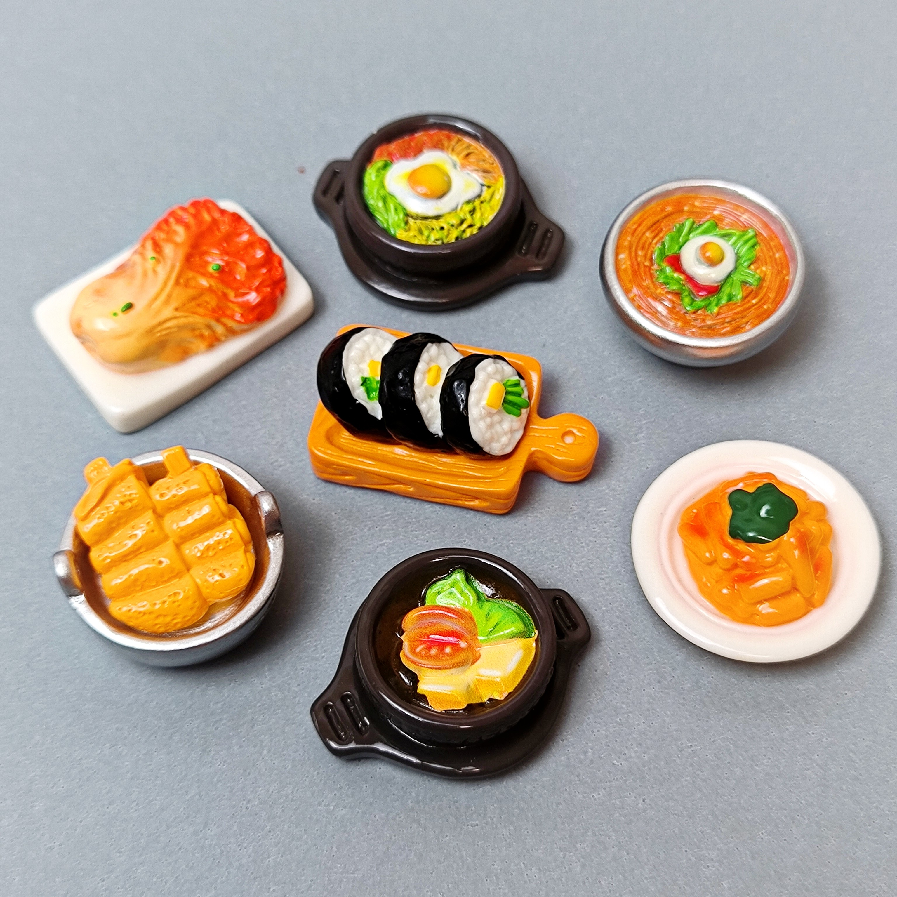 微景观仿真韩国料理食玩模型立体萌粒 diy娃娃屋装饰品配件小摆件,玩具/童车/益智/积木/模型,奶油胶/树脂DIY配件,淘宝优惠券,粉丝福利购,淘宝优惠卷