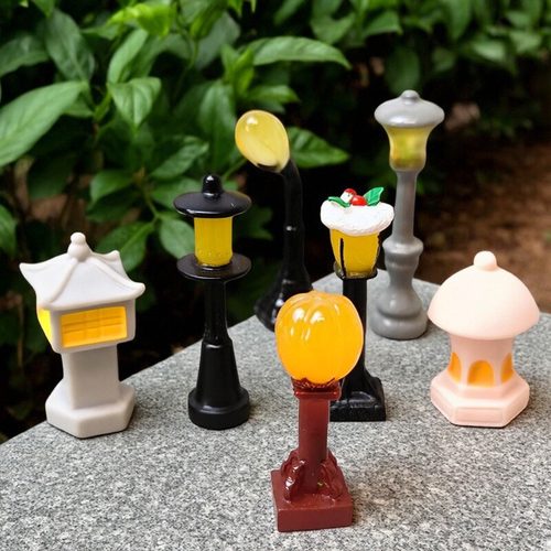 苔藓微景观仿真路灯宫灯装饰摆件