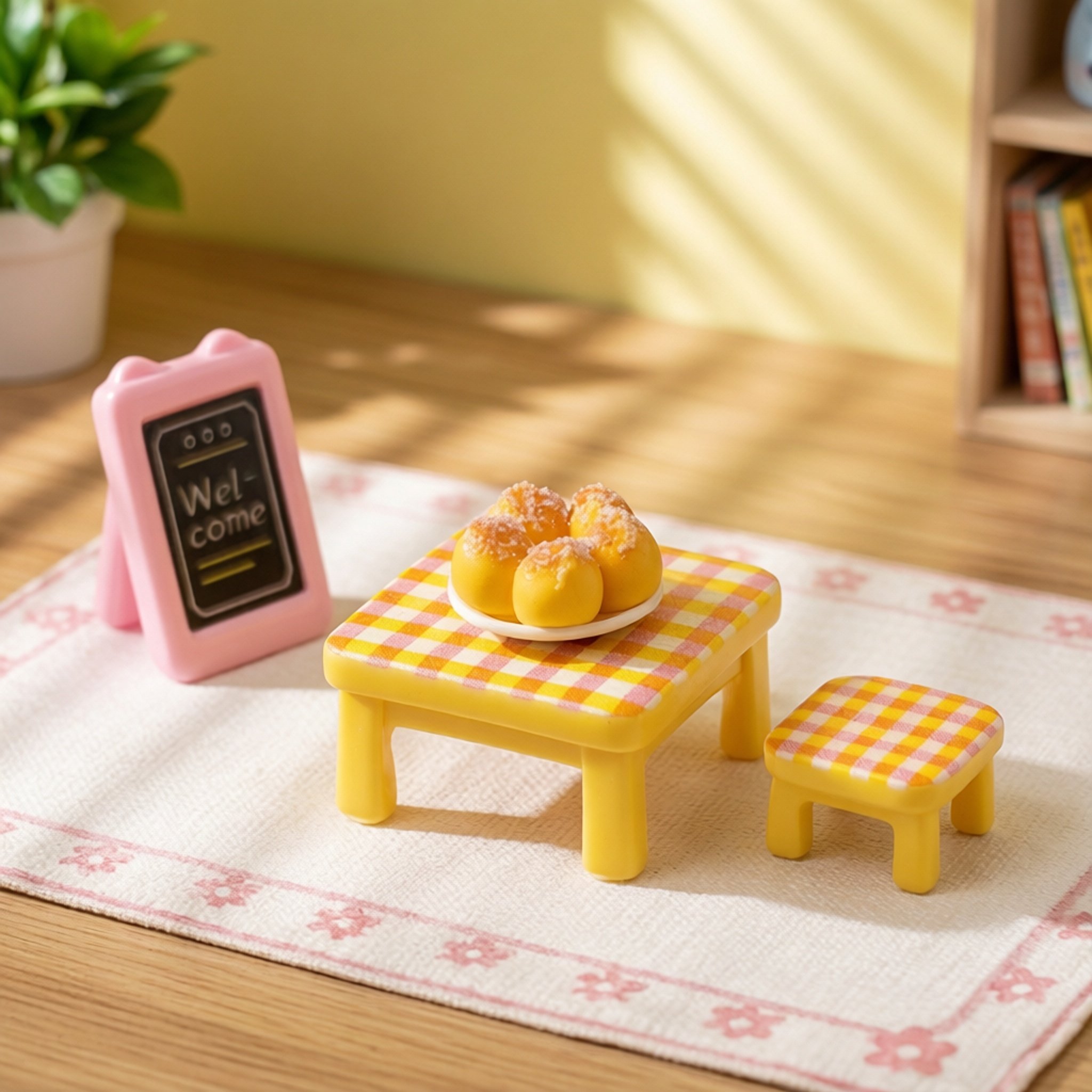 仿真野餐桌椅板凳 娃娃屋家具创意可爱桌子树脂小摆件 过家家玩具,玩具/童车/益智/积木/模型,奶油胶/树脂DIY配件,淘宝优惠券,粉丝福利购,淘宝优惠卷