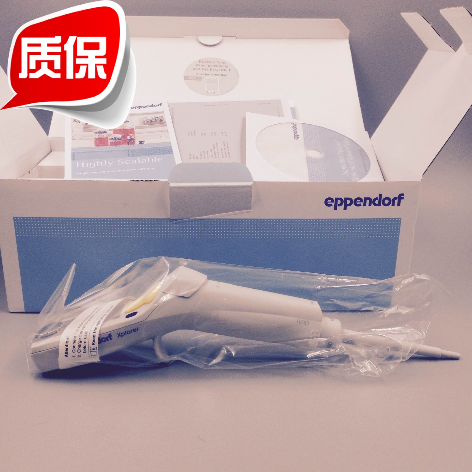 Eppendorf Xplorer 4861000023 5-100ul 单道可调 电动移液器