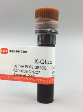科研 5-溴-4氯-3-吲哚葡萄糖苷 X-gluc Amresco 0919 5mg 10mg