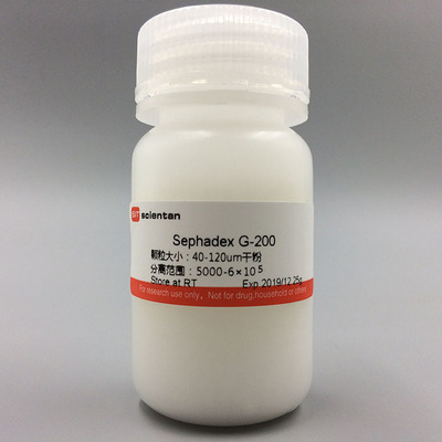 科研 葡聚糖凝胶G200 Sephadex G200 Pharmacia 17-0080-01 25g