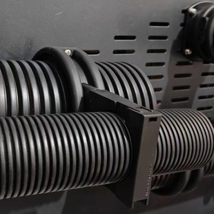 大口径尼龙波纹管固定支架卡扣法兰接头机器人防撞摩擦球组合旋转