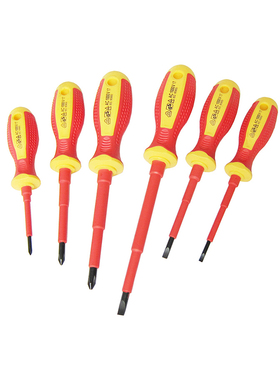 60Cr-V铬钒合金钢德国VDE/GS认证绝缘螺丝刀6件套