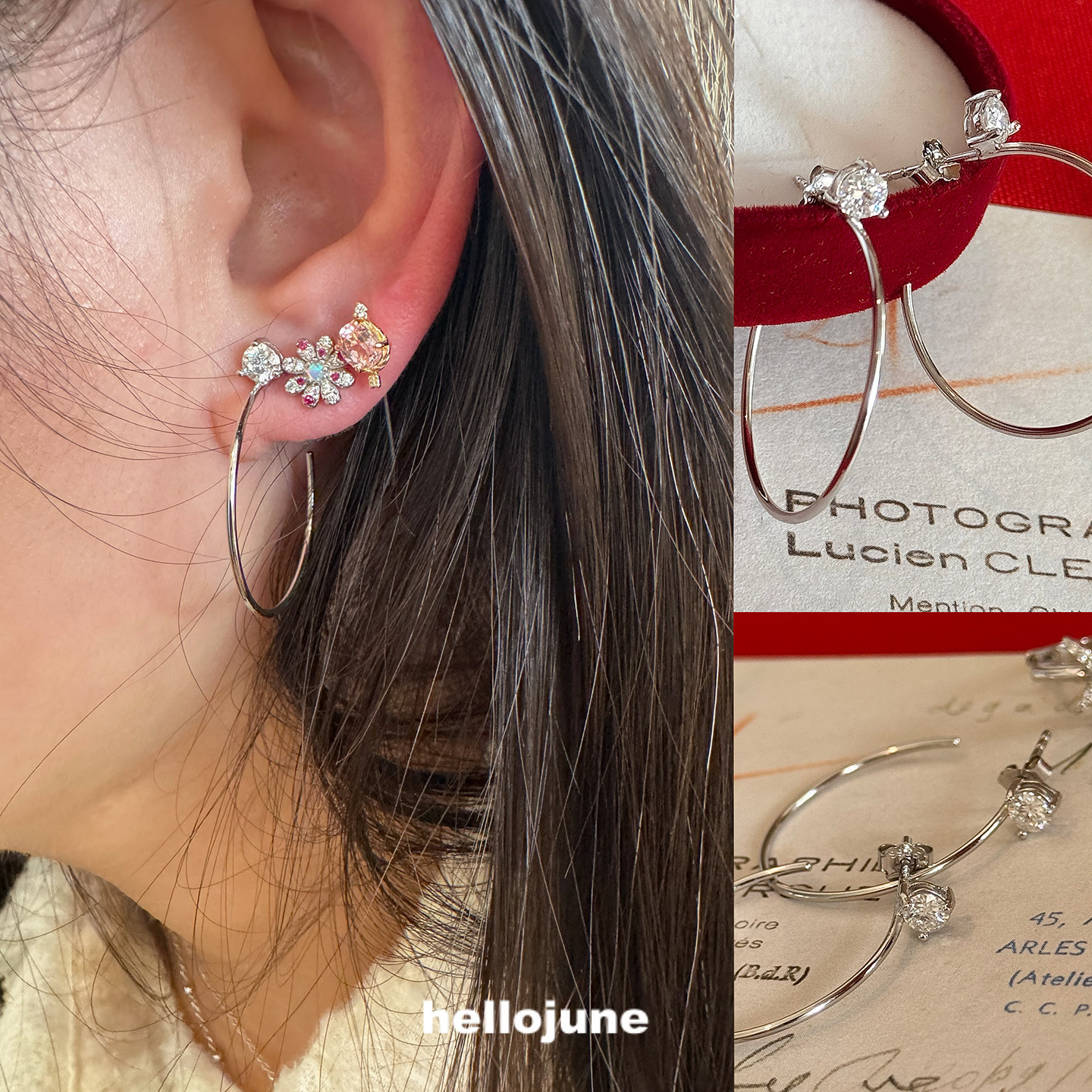 hellojune 细线大圈耳环,饰品/流行首饰/时尚饰品新,银饰耳饰,淘宝优惠券,粉丝福利购,淘宝优惠卷