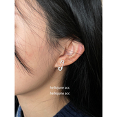 hellojune 别针耳钉 925银