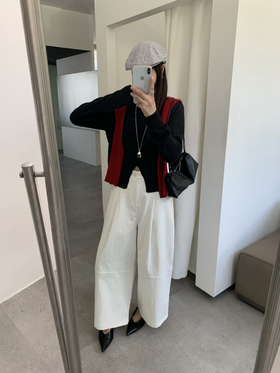 MM Studio 2025冬新款西装裤女韩系 廊形杨桃裤奶奶裤