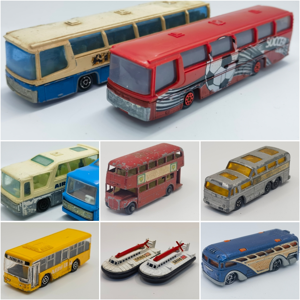 1/87-100左右美捷轮领航员风火轮majorette小比例巴士气垫船