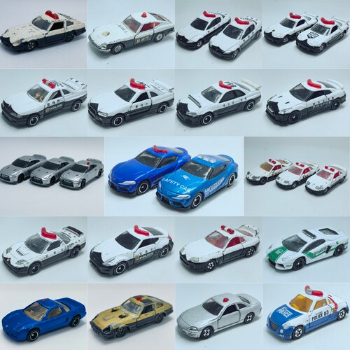 二手1/64左右TOMY多美卡两门跑车警车RX7淑女NSX西部警察gtr