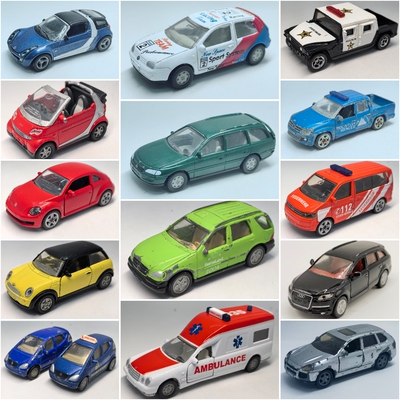 1/64以上二手大比例仕高siku救护车迈特威ML悍马Q7smart高尔夫