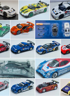 二手1/64 京商 tomy TAMIYA 涂装赛车模型法拉利NSX保时捷RX8