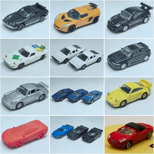 二手1/100左右京商欧美两门车莲花保时捷蓝旗亚MG