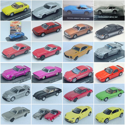 二手1/64京商科乐美青岛社tomy432赛利卡S2000溜背RX8 RX7赛利卡