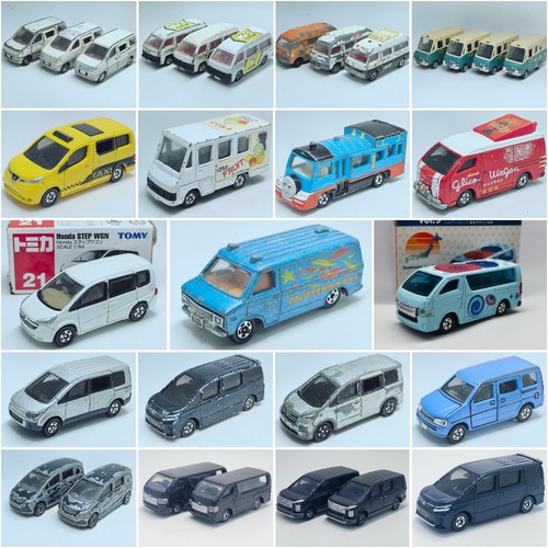 二手1/64左右TOMY多美卡厢式车面包车VAN得利卡日产NV200海狮