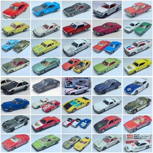 二手1/64左右tomy多美卡老款JDM运动车模型AE86淑女RX7中古车
