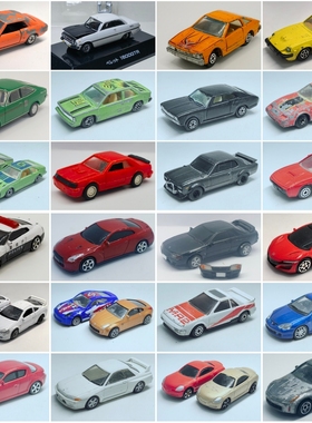 1/64左右二手两门日子跑车GTR淑女MR2本田NSX合金车模头文字DRX8